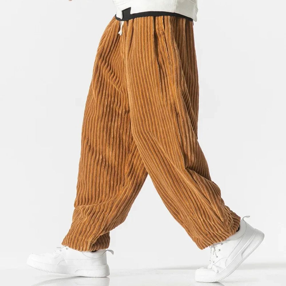 Autumn Men's Corduroy Trousers - Relaxed Style