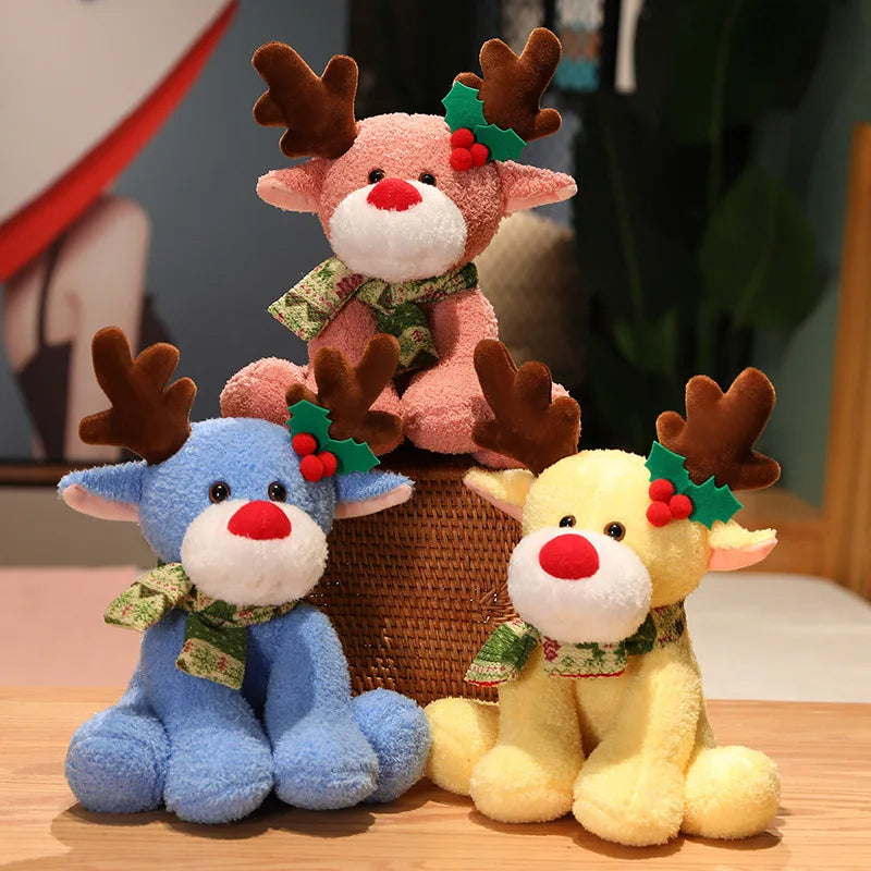 Cozy Christmas Reindeer Plush