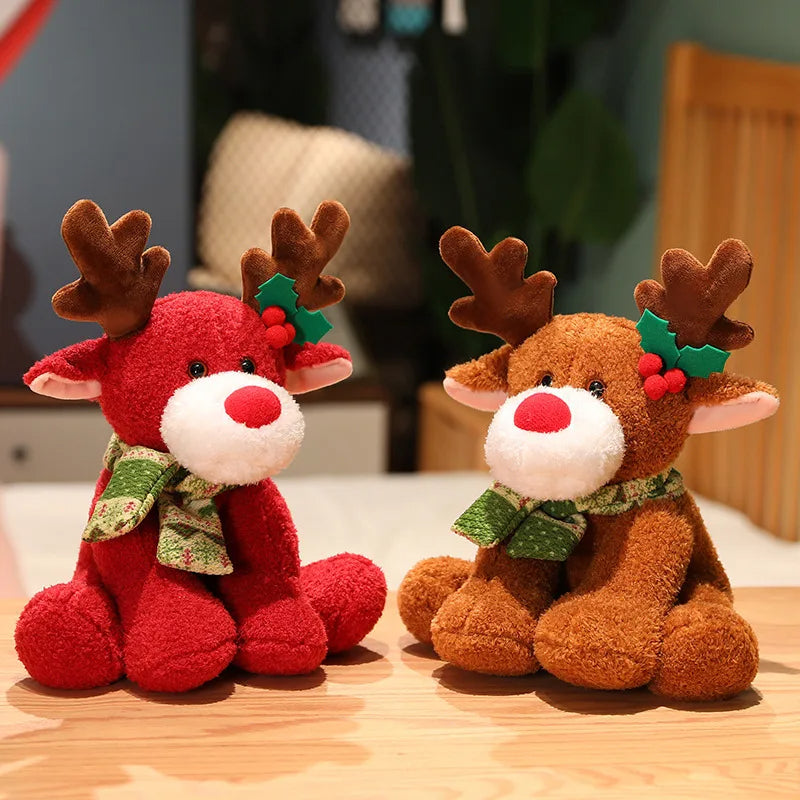 Cozy Christmas Reindeer Plush