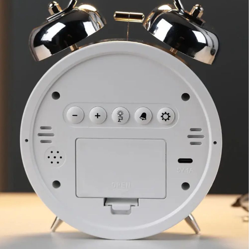 RetroTone LED Alarm Clock