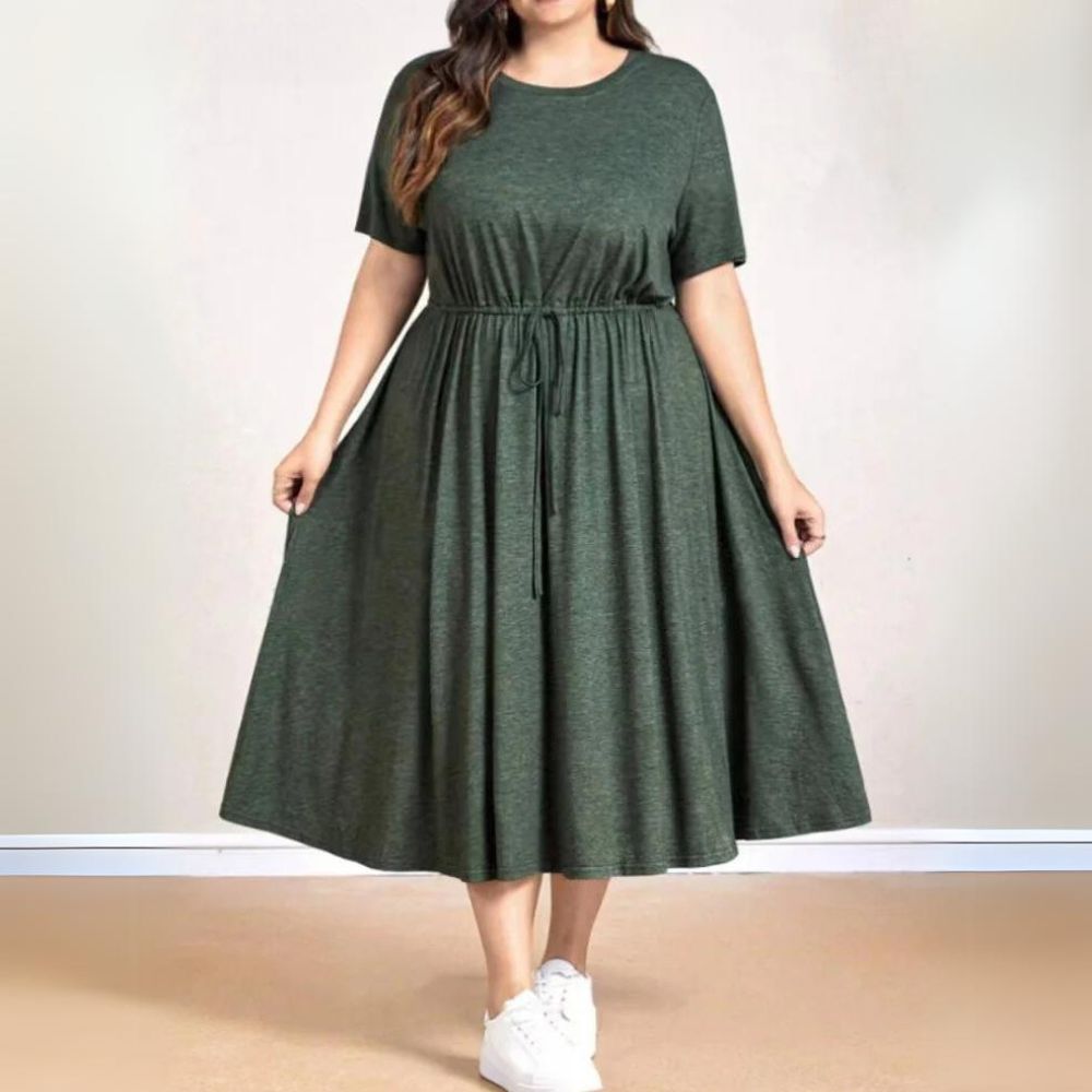 Effortless Charm Plus Size Maxi Dress