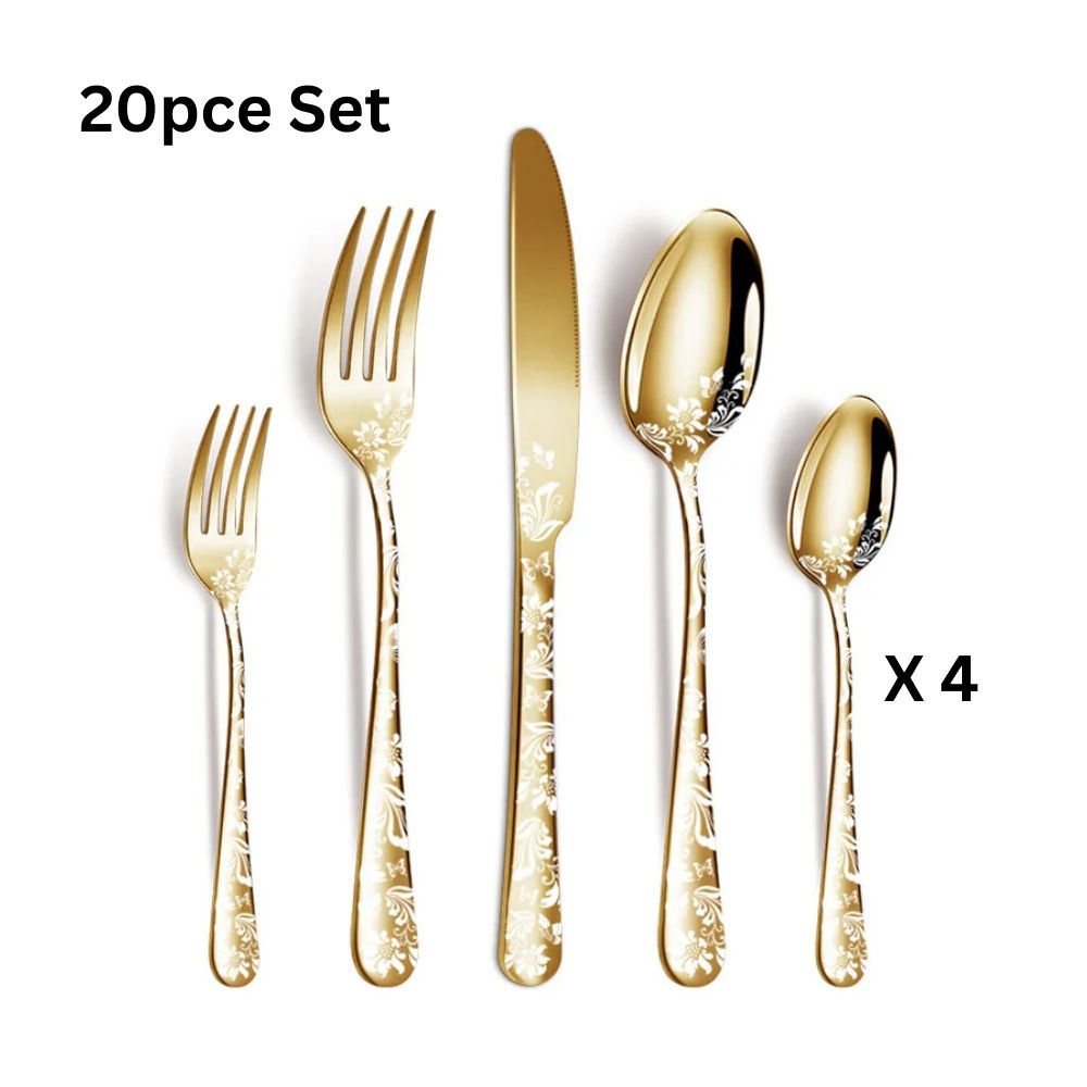 Blooming Elegance Cutlery Set