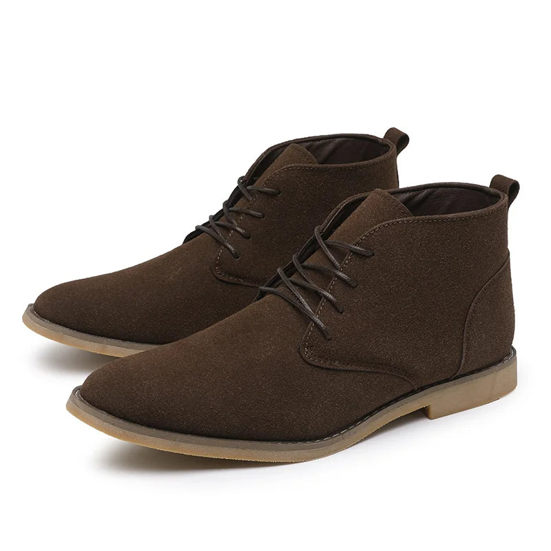 Heritage Lace-Up Suede Boots