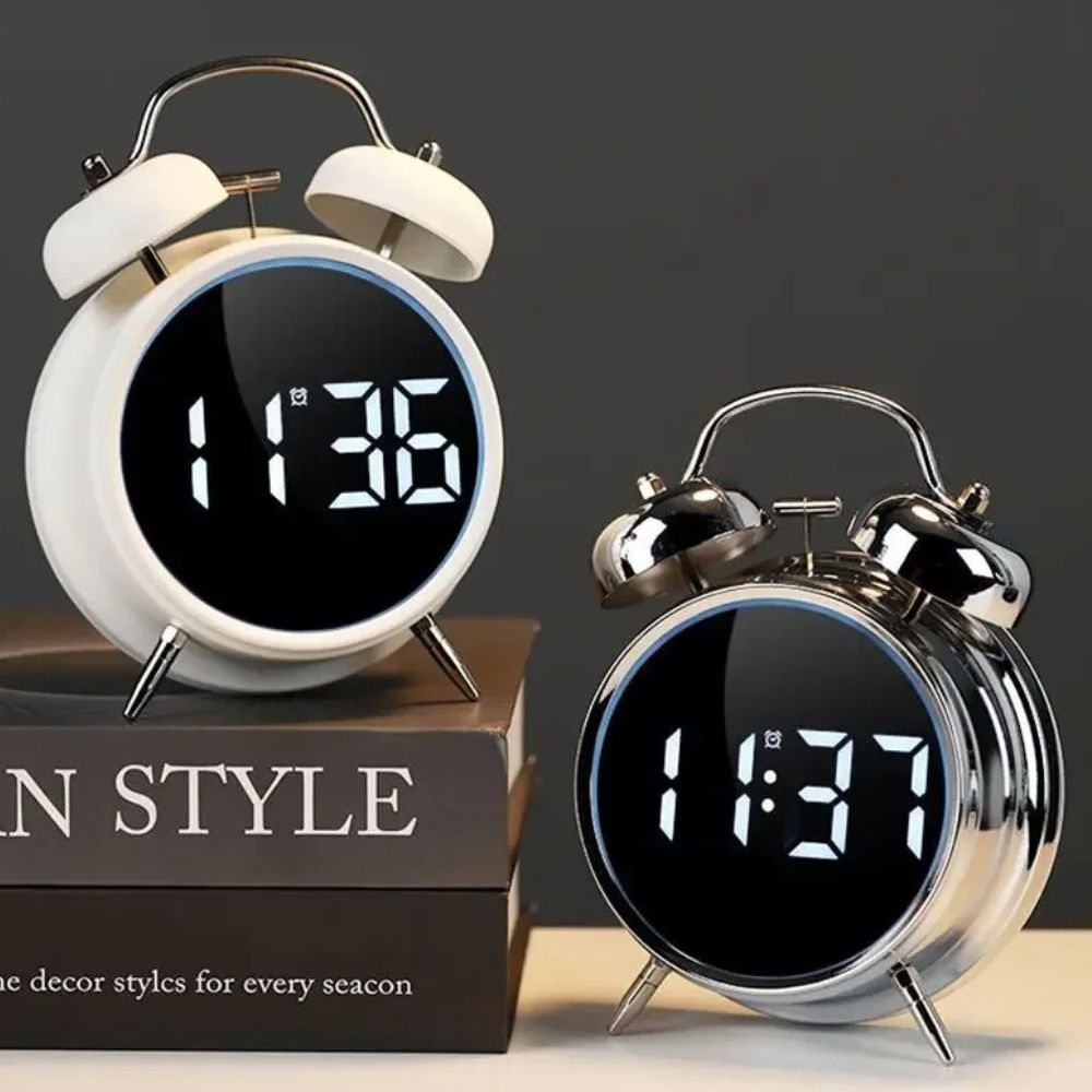 RetroTone LED Alarm Clock