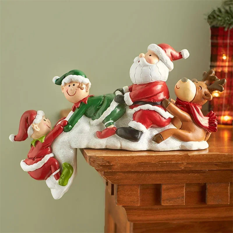 Whimsical Holiday Mantel Friends - Gnome & Friends Hanging Figurines