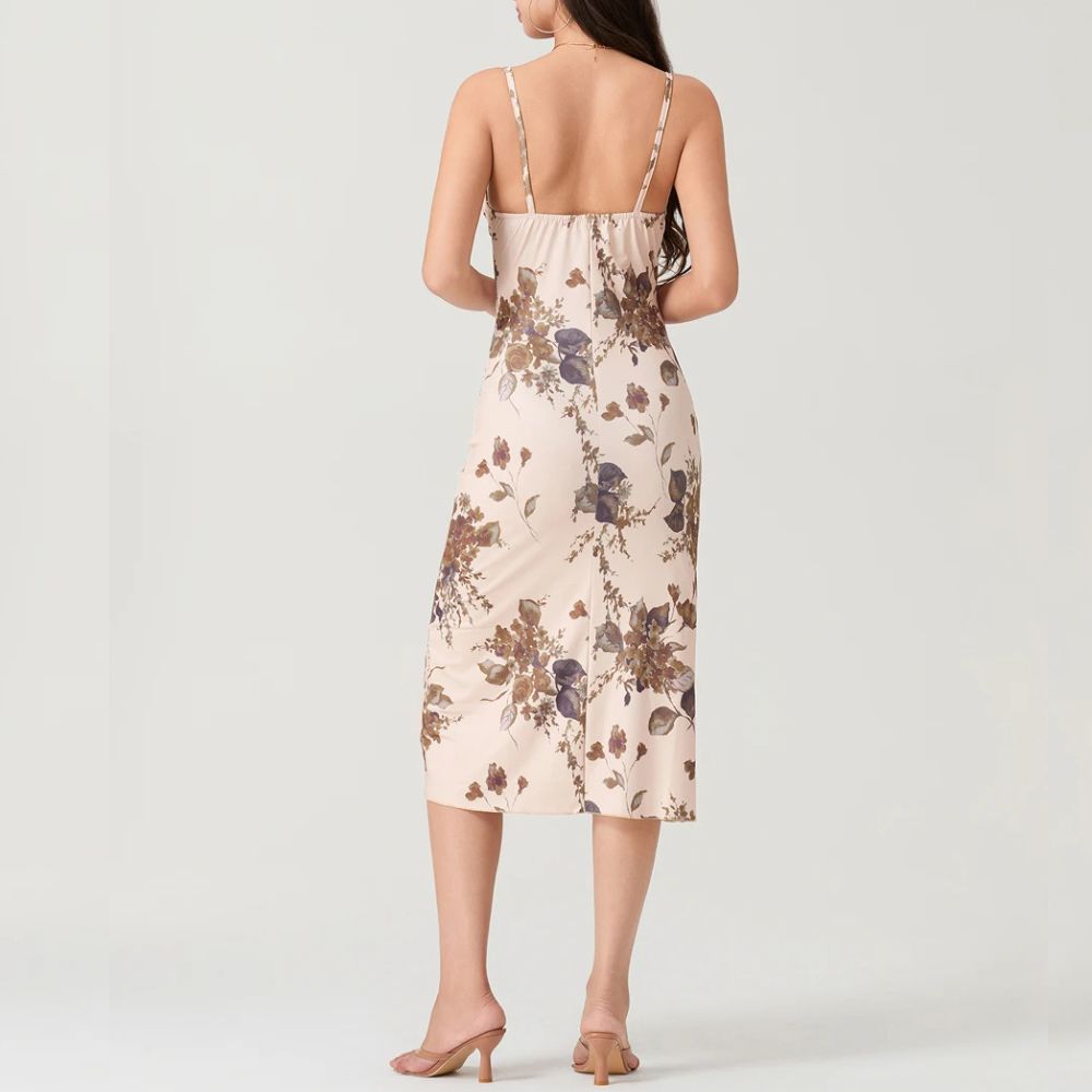 Autumn Bloom Slip Dress