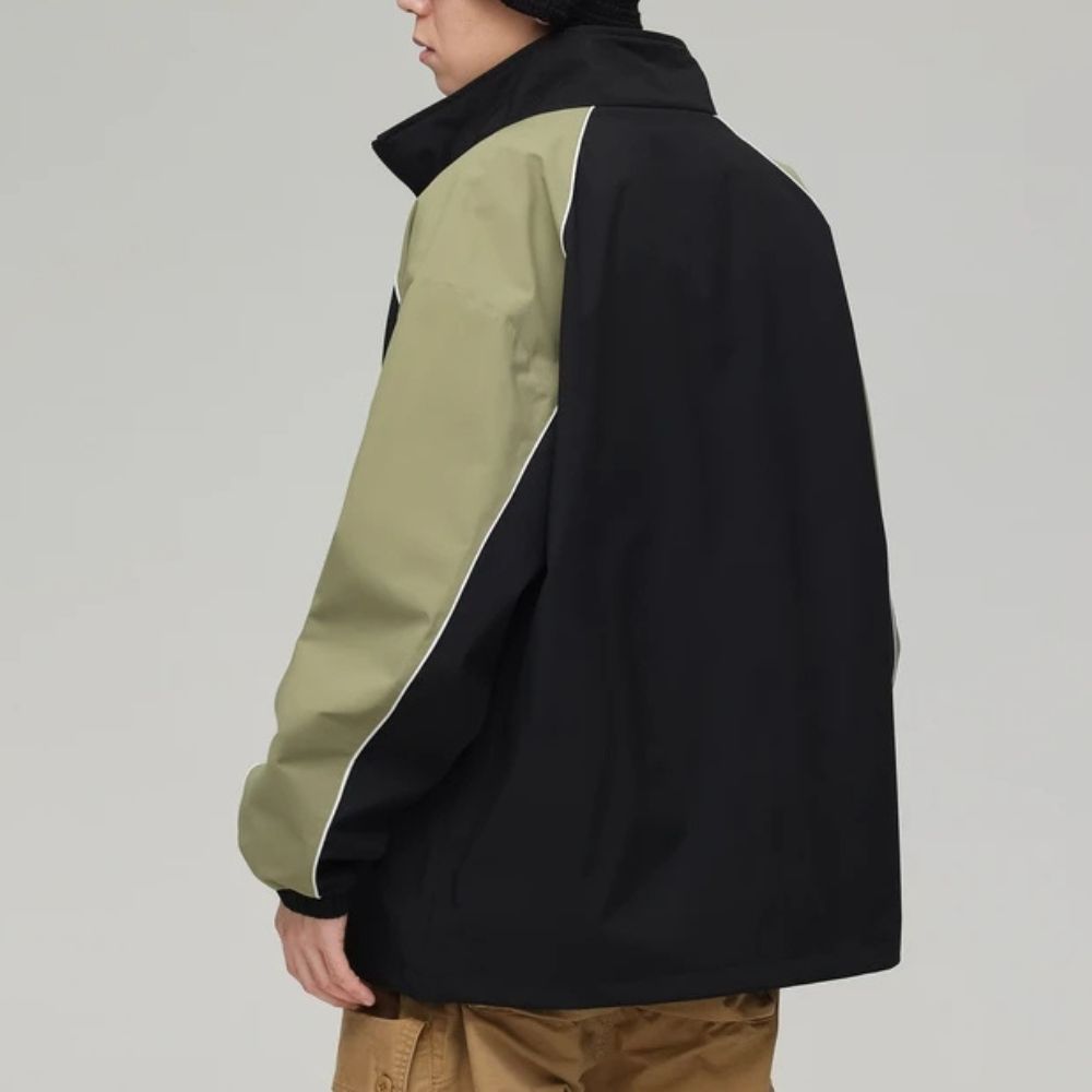 BreezeGuard Patchwork Windbreaker