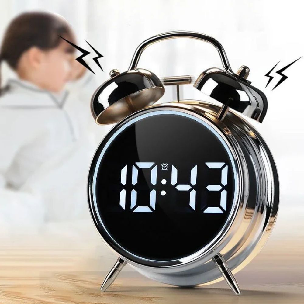 RetroTone LED Alarm Clock