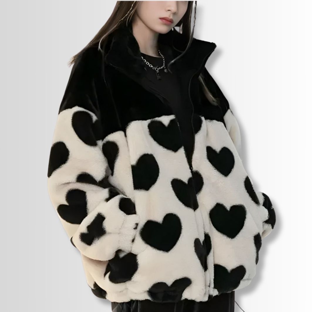 Cozy Hearts High Street Coat