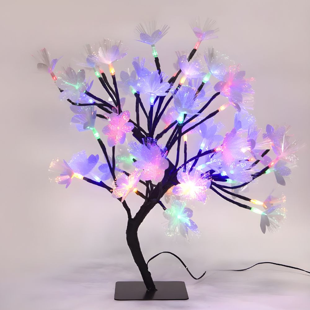 EnchantGlow Fiber Optic Blossom Lamp