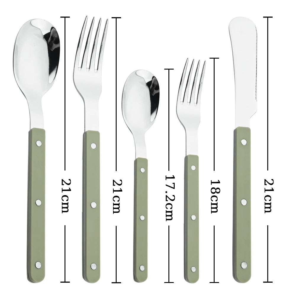 Dine in Style Rivet Cutlery Set