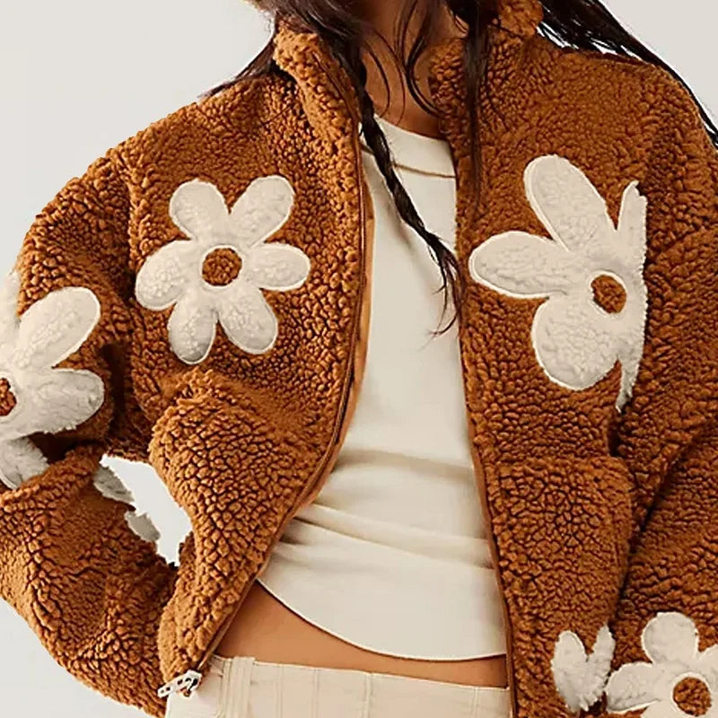 Flower Power Sherpa Jacket