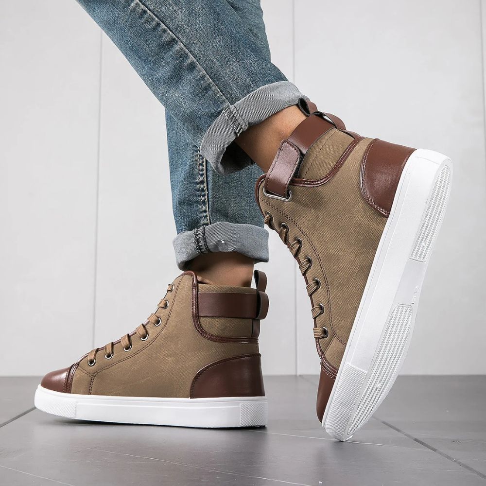 Retro High-Top Men's Sneakers