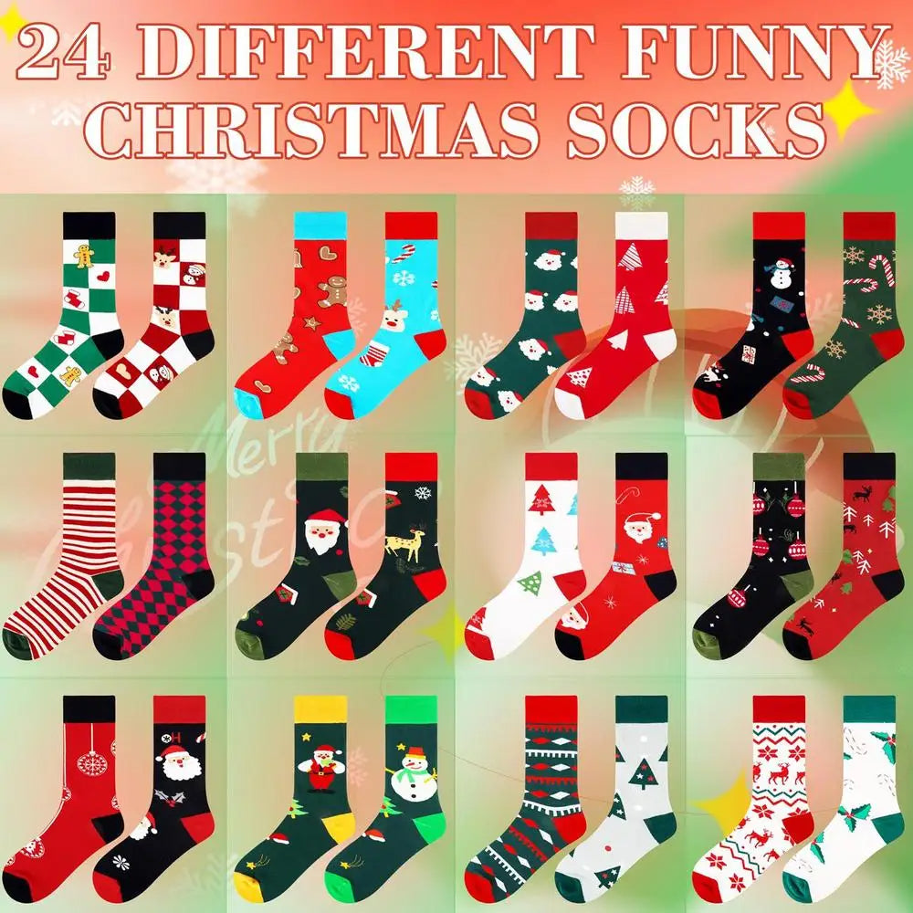 Jolly Sock Surprises: Advent Calendar for Christmas Cheer