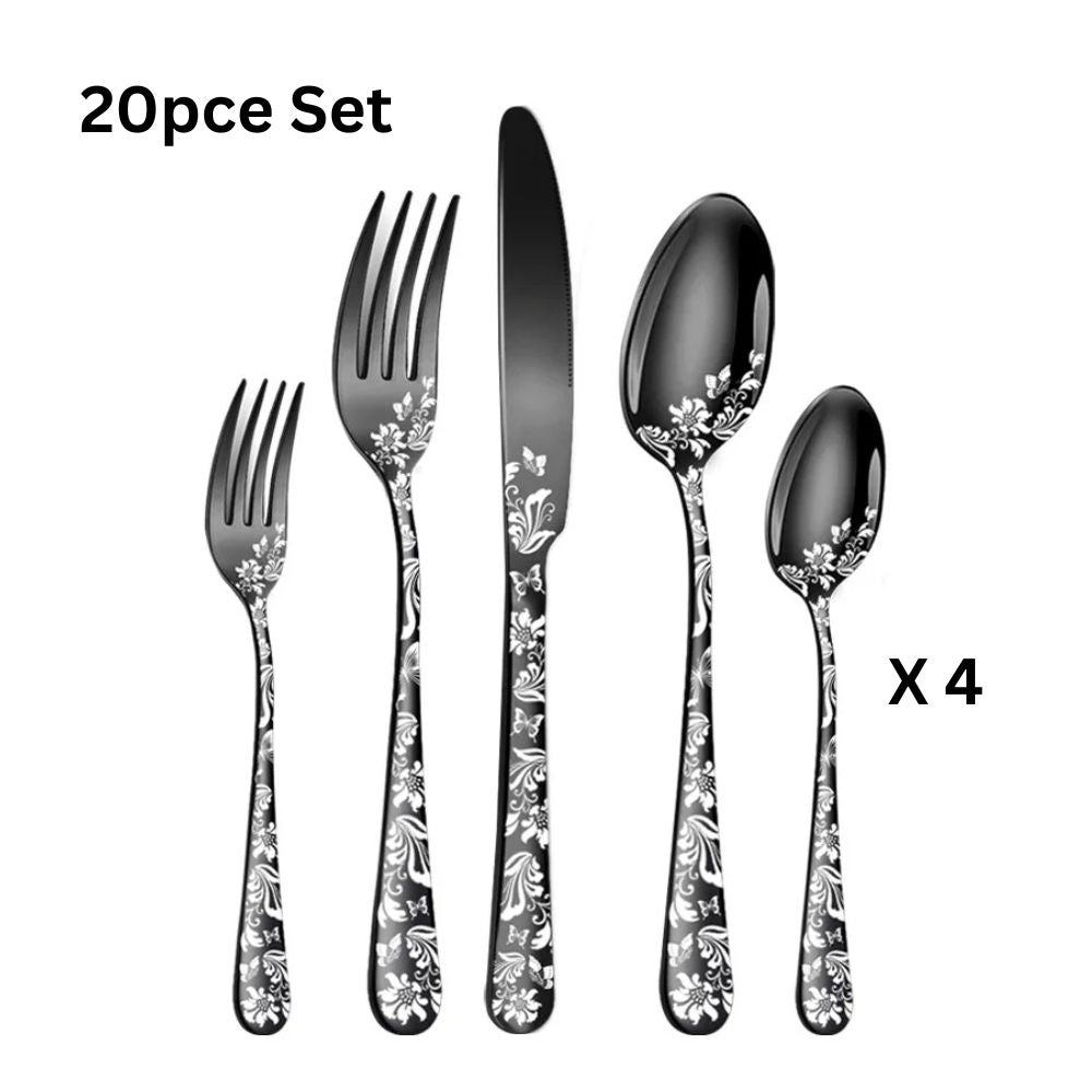 Blooming Elegance Cutlery Set