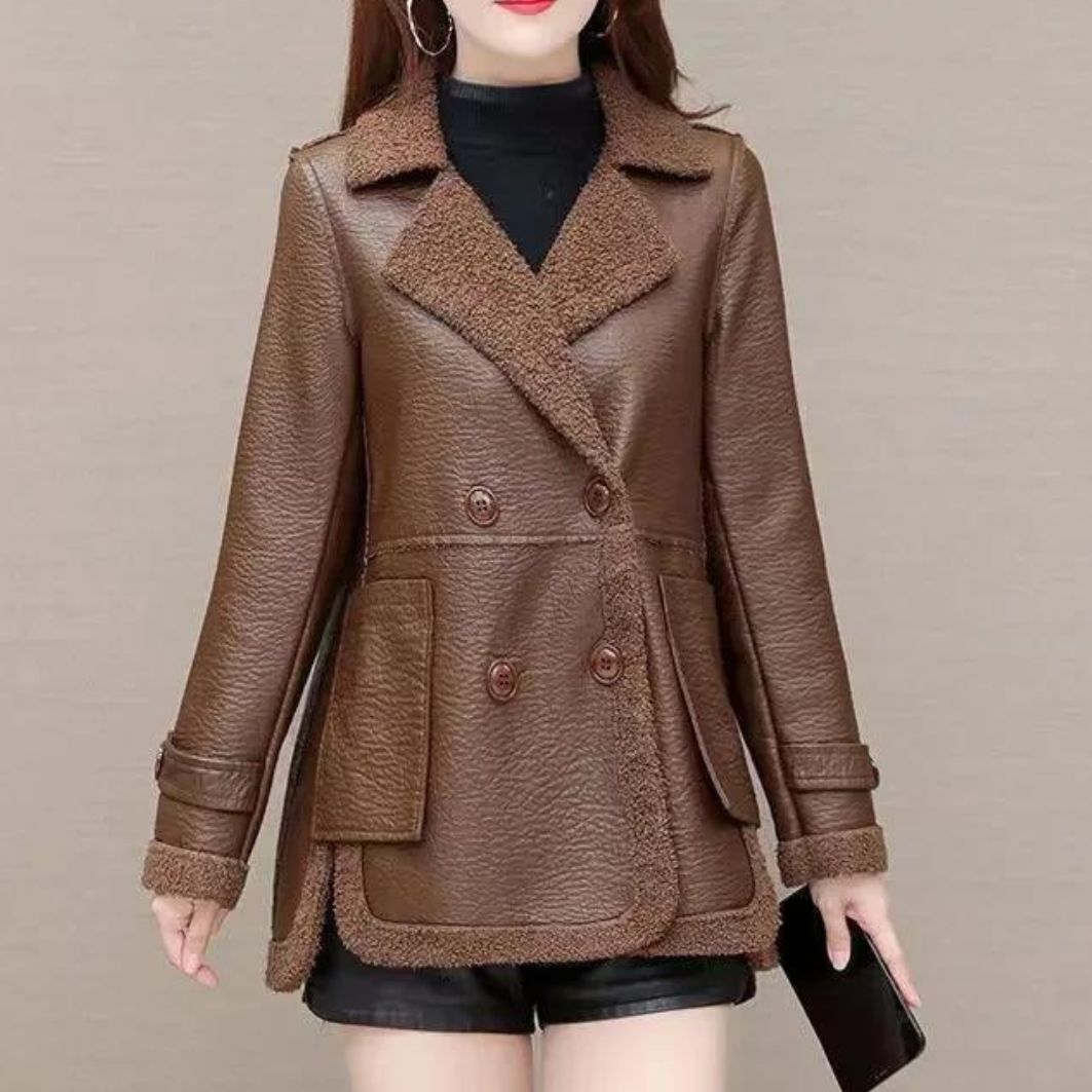 Retro Charm Reversible Overcoat