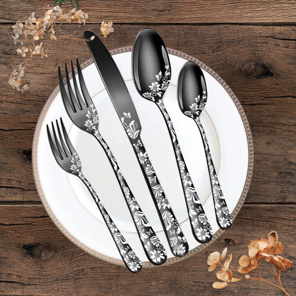 Blooming Elegance Cutlery Set