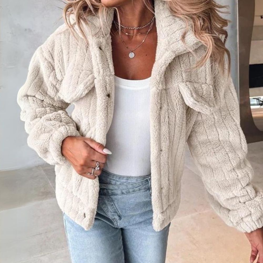 Warm Embrace Teddy Bomber Jacket