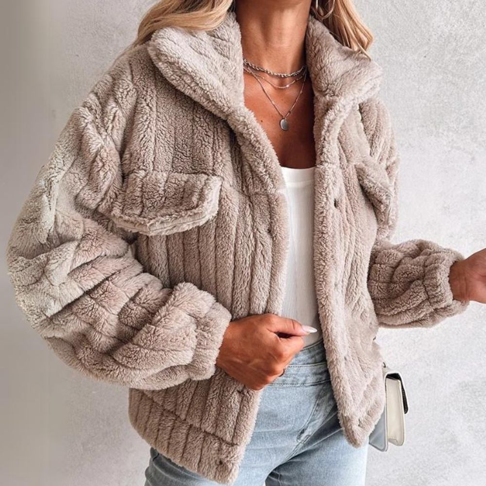 Warm Embrace Teddy Bomber Jacket