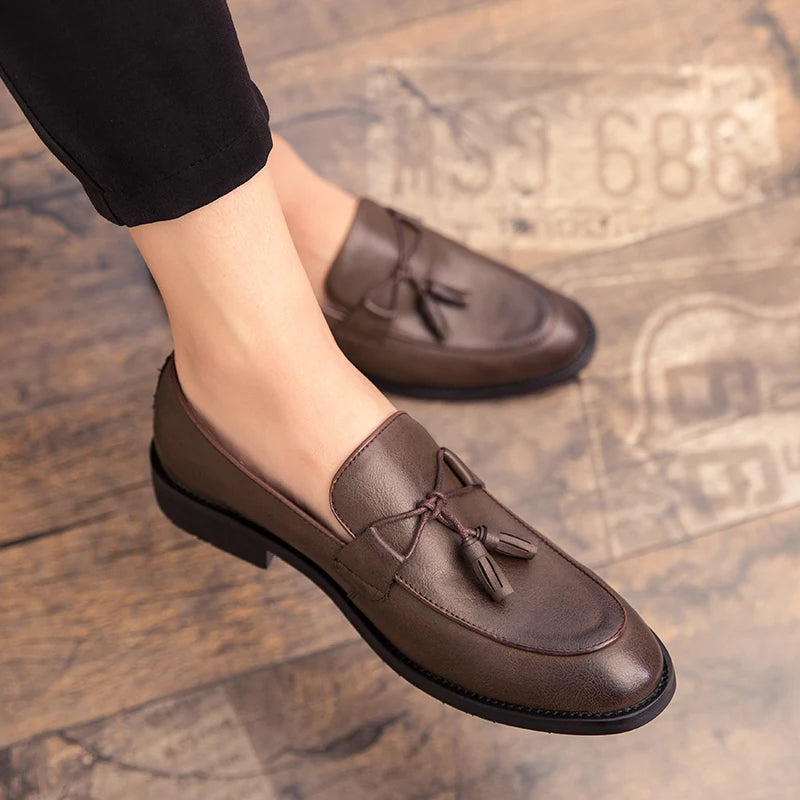 Matteo Italian Leather Loafers