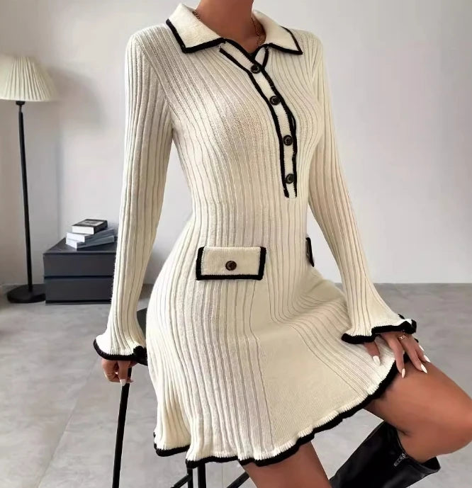 Chic Charm Knit Dress