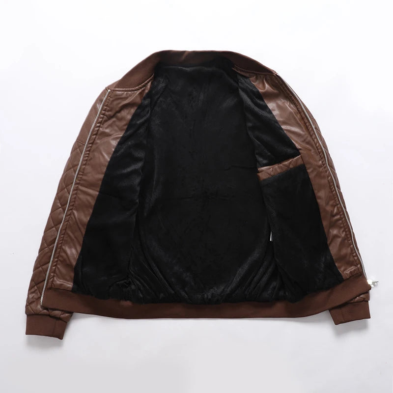 Metro Quilted Faux Leather Jacket