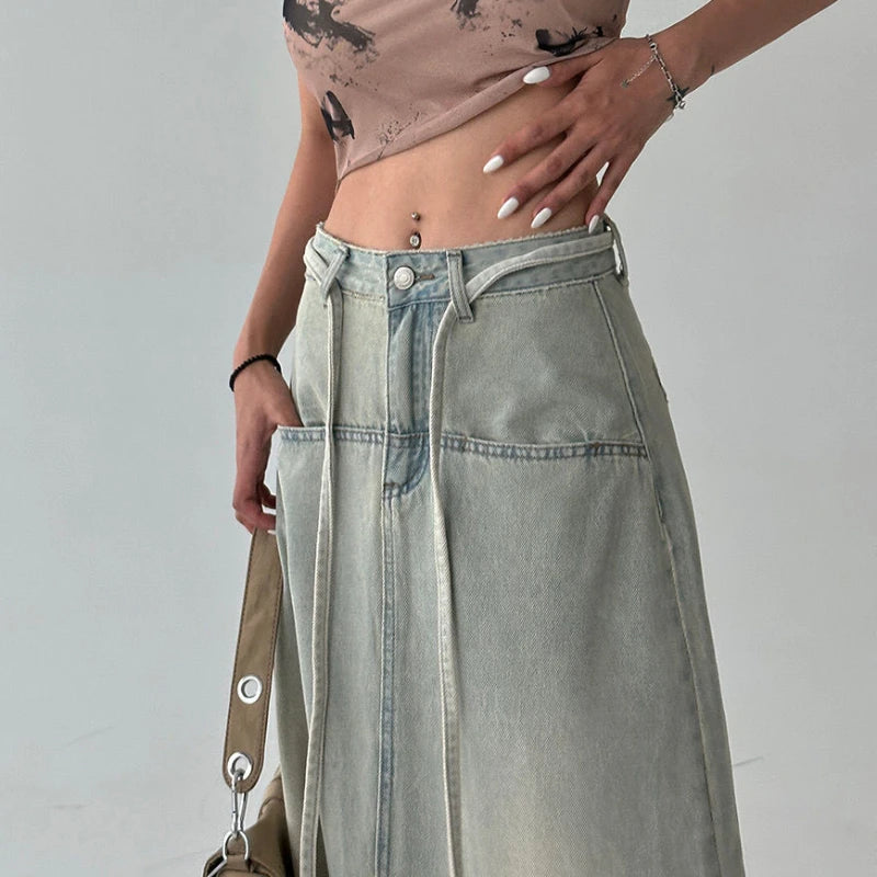 Retro Rebel Slit Skirt