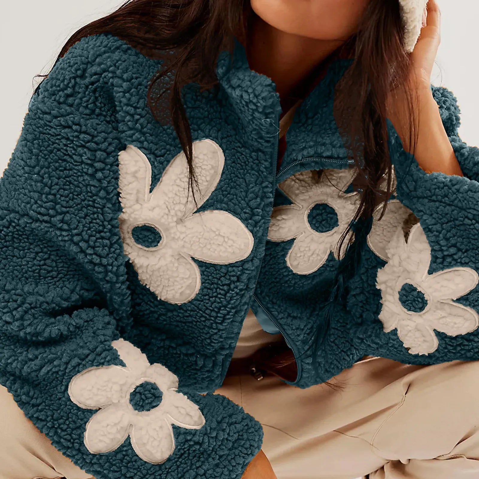 Flower Power Sherpa Jacket