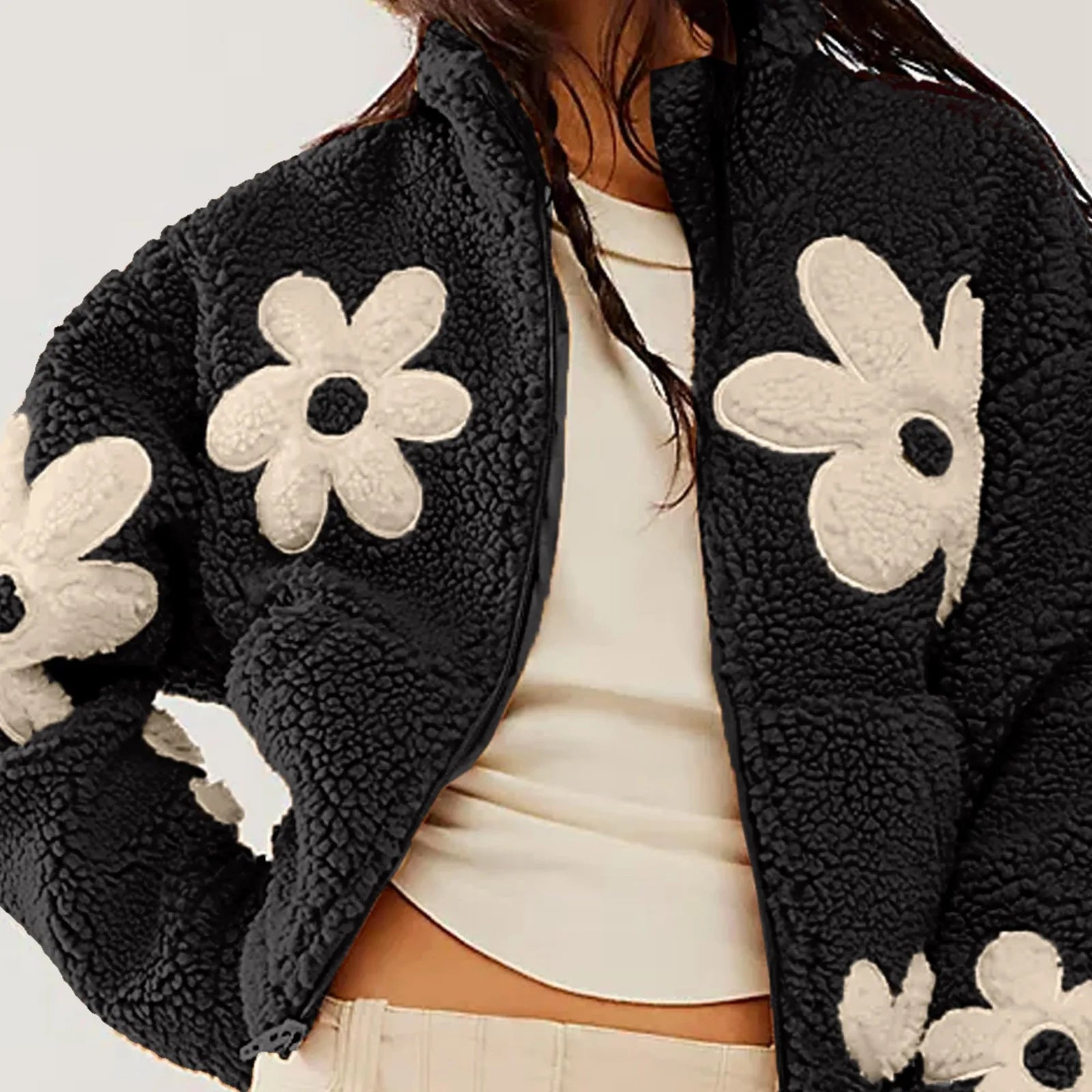 Flower Power Sherpa Jacket