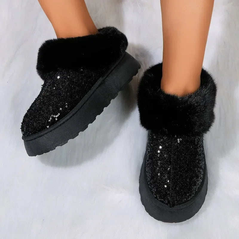 Glitz N' Glide Plush Booties