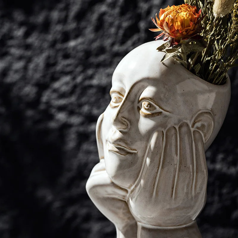 Zen Thinker Vase