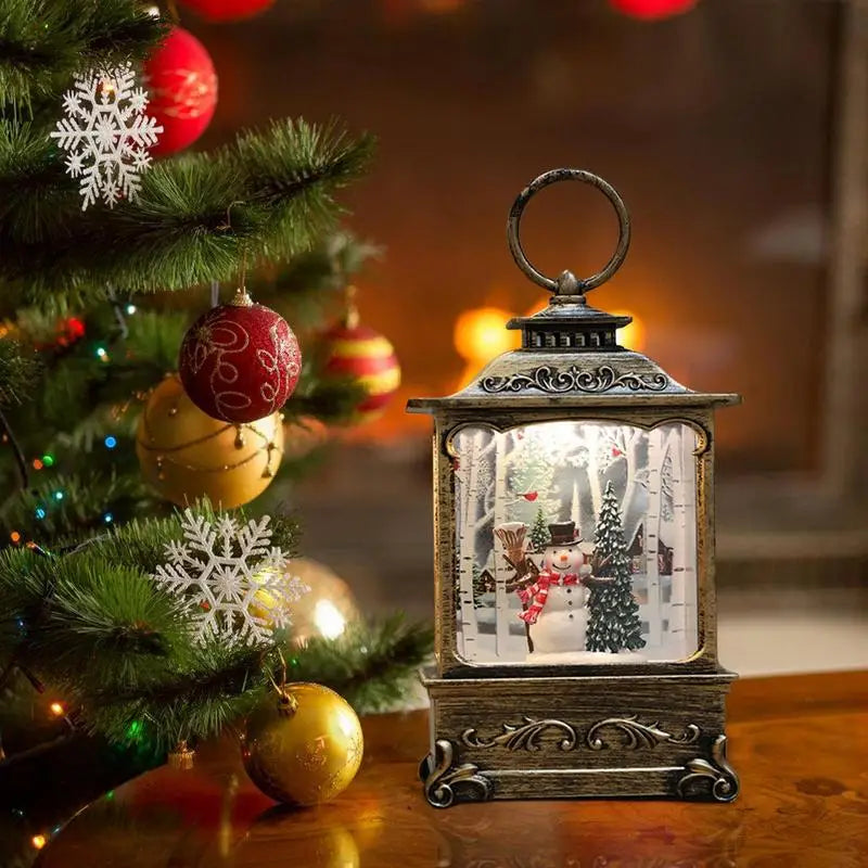 Santa's Magical LED Snow Globe