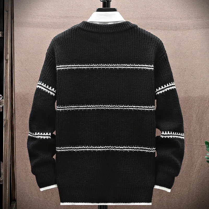 Classic Stripes Knitted Sweater