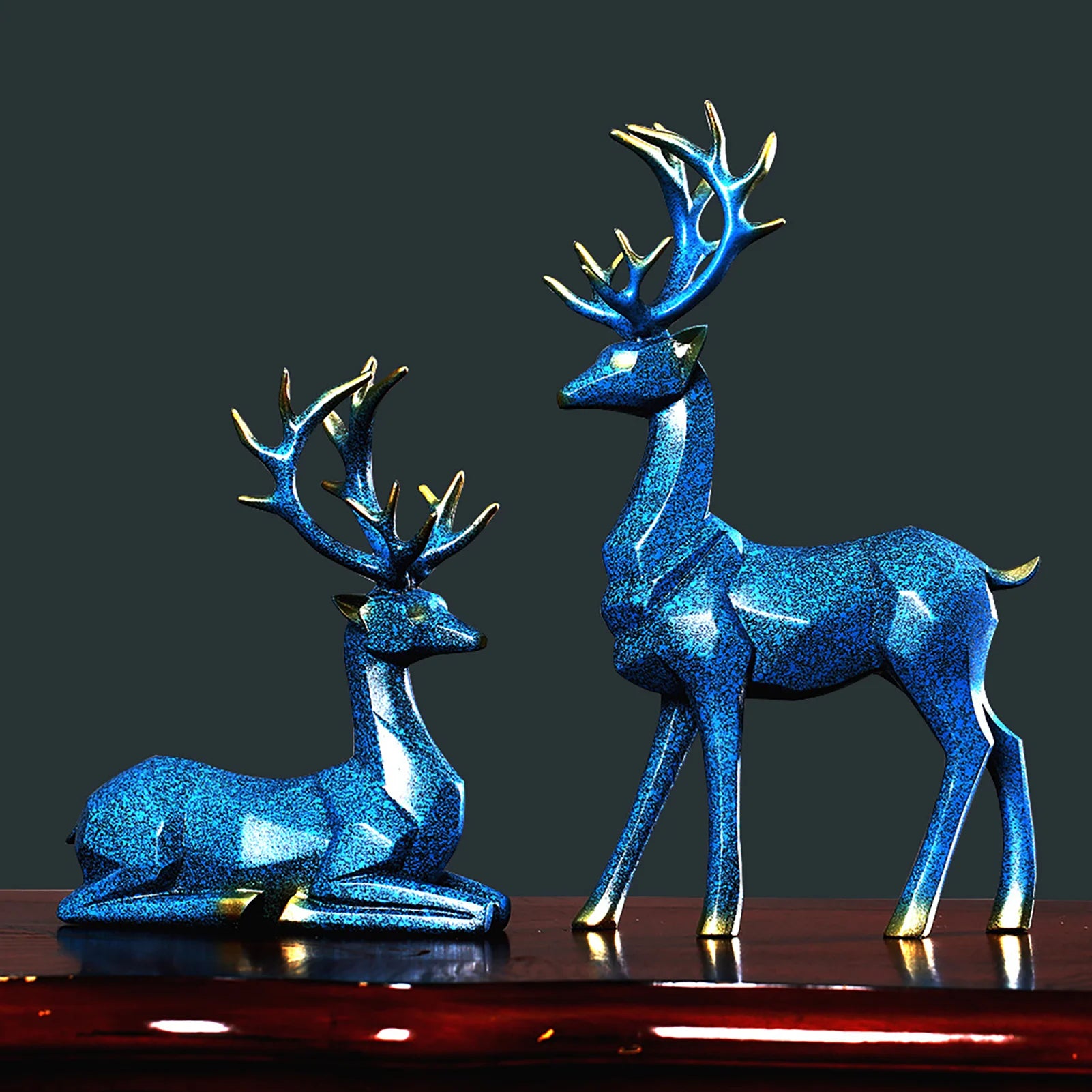 Nordic Luxe Reindeer Duo