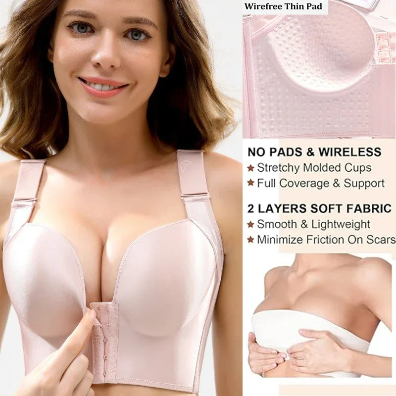 Curve Contour Comfort Bra - Plus Size Wide Band