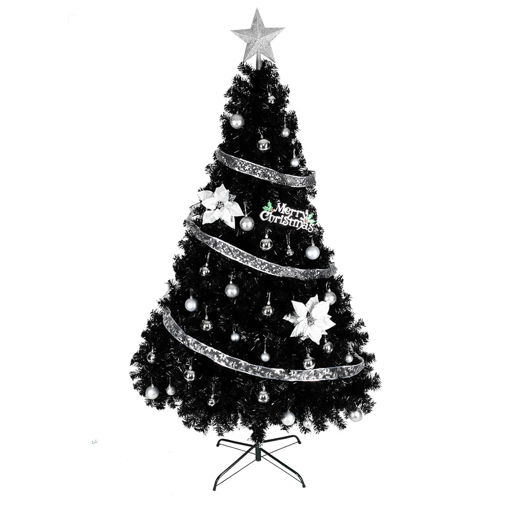 Midnight Black Christmas Tree - 6ft