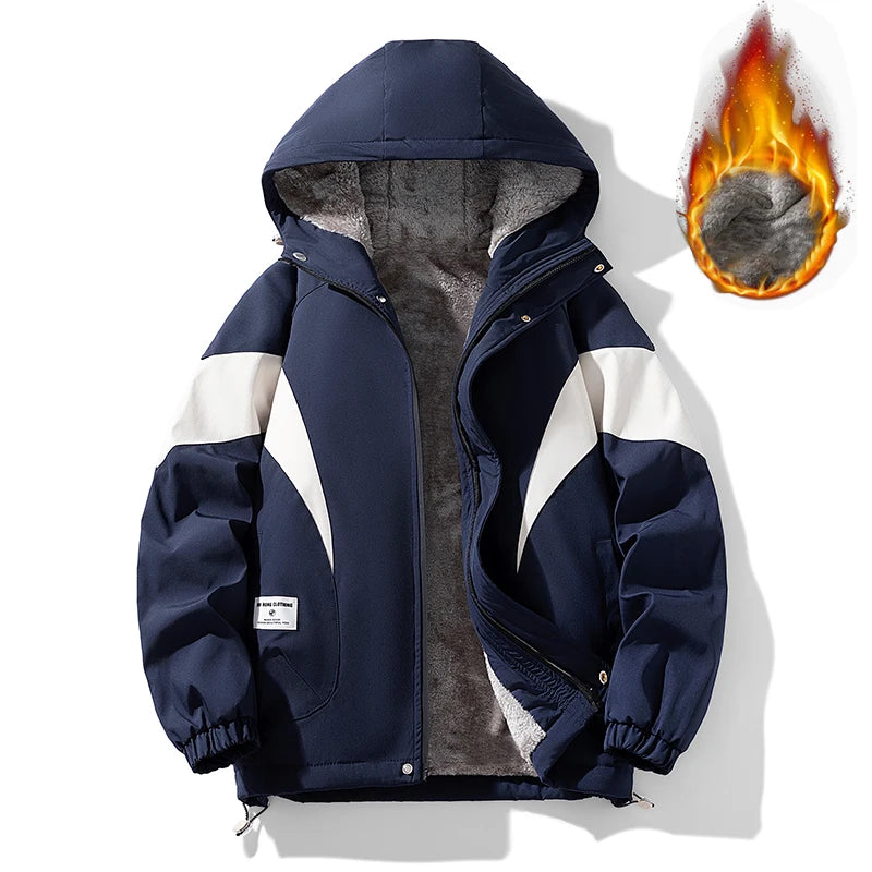 Arctic Defender Hooded Thickened Fleece Jacket