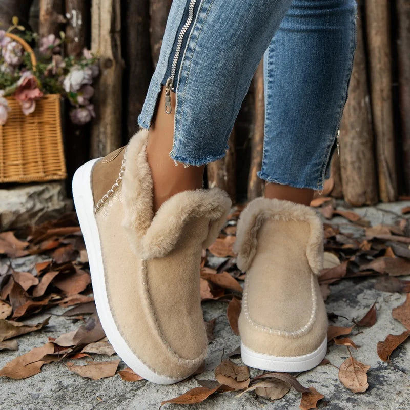 Cozy Fleece-Lined Ankle Boots