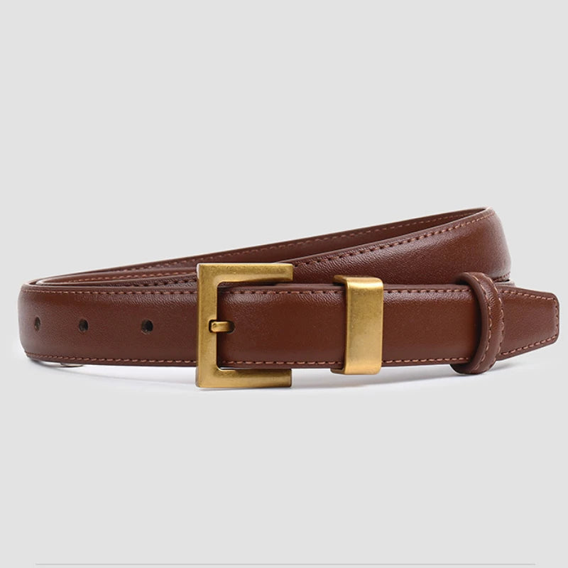 Classic Leather Belt for Women