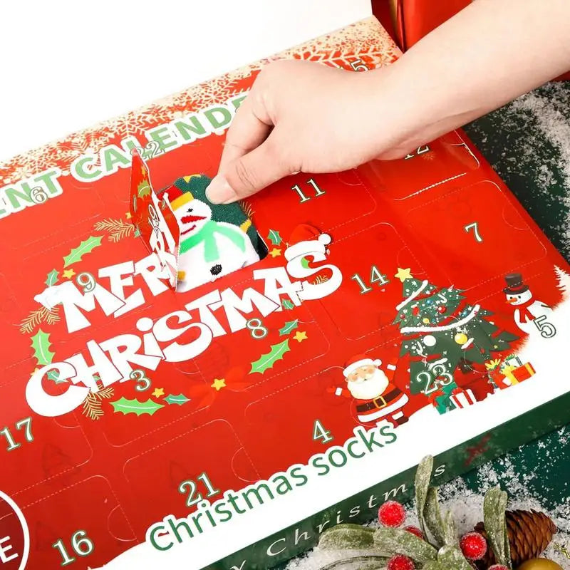 Jolly Sock Surprises: Advent Calendar for Christmas Cheer