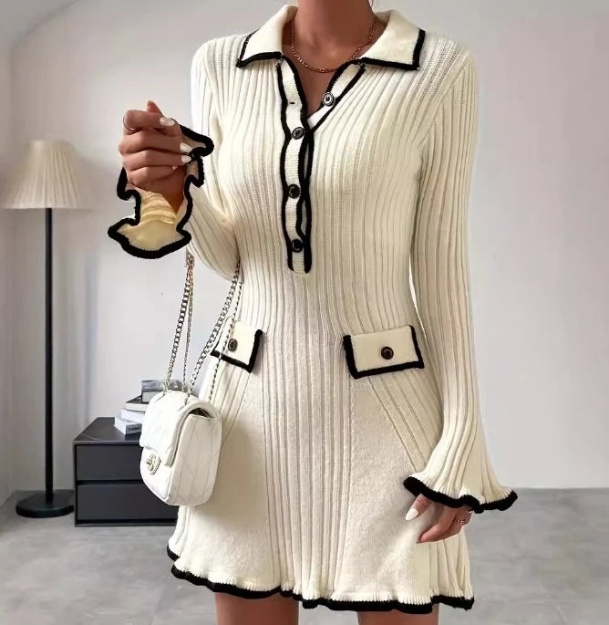 Chic Charm Knit Dress