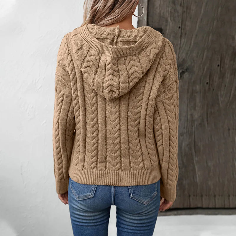 Knit Knot Comfort Hoodie