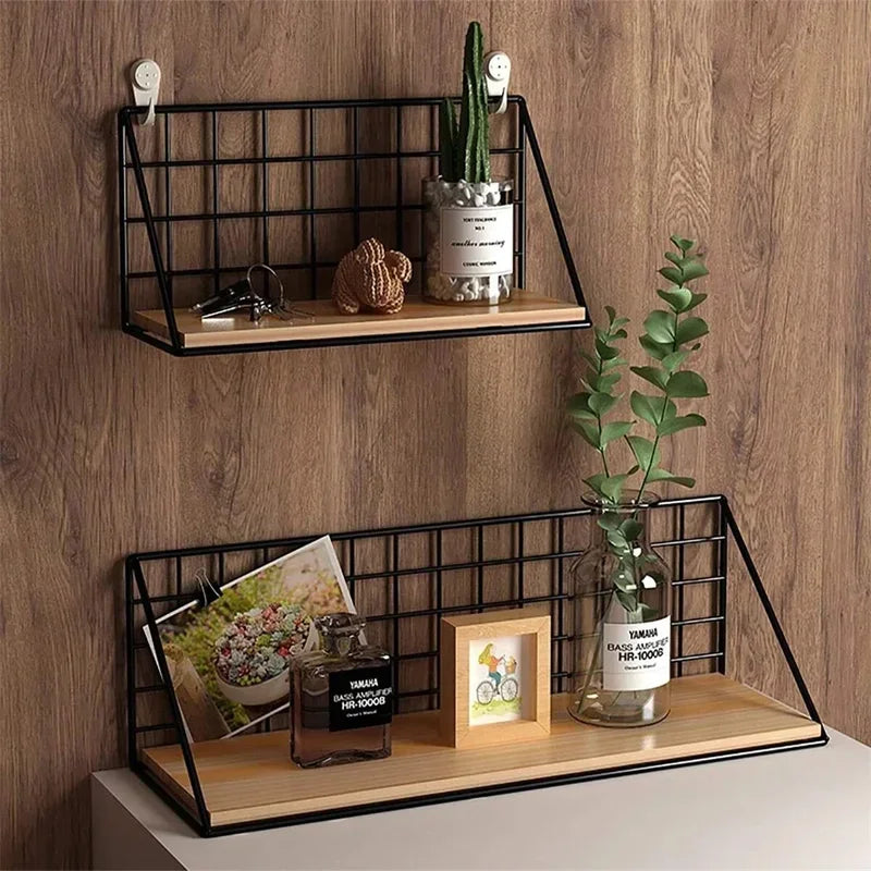 Industrial Chic Floating Display Shelf