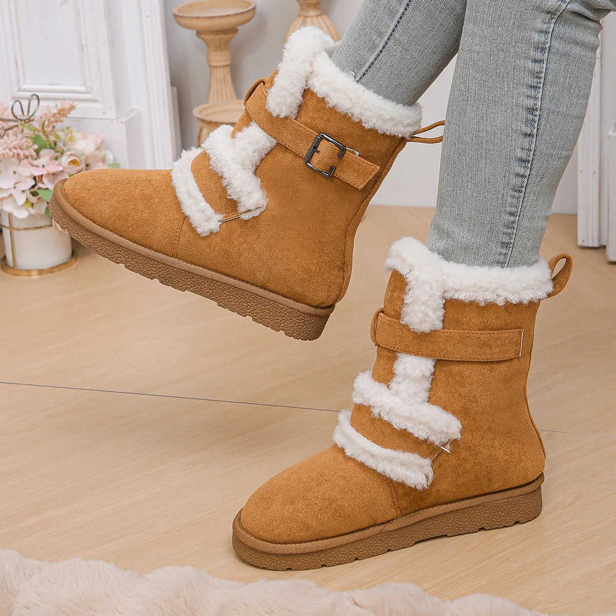 Women's Cozy Luxe Winter Snow Boots