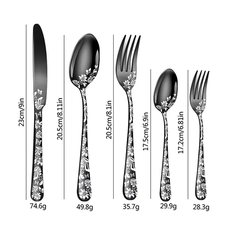 Blooming Elegance Cutlery Set