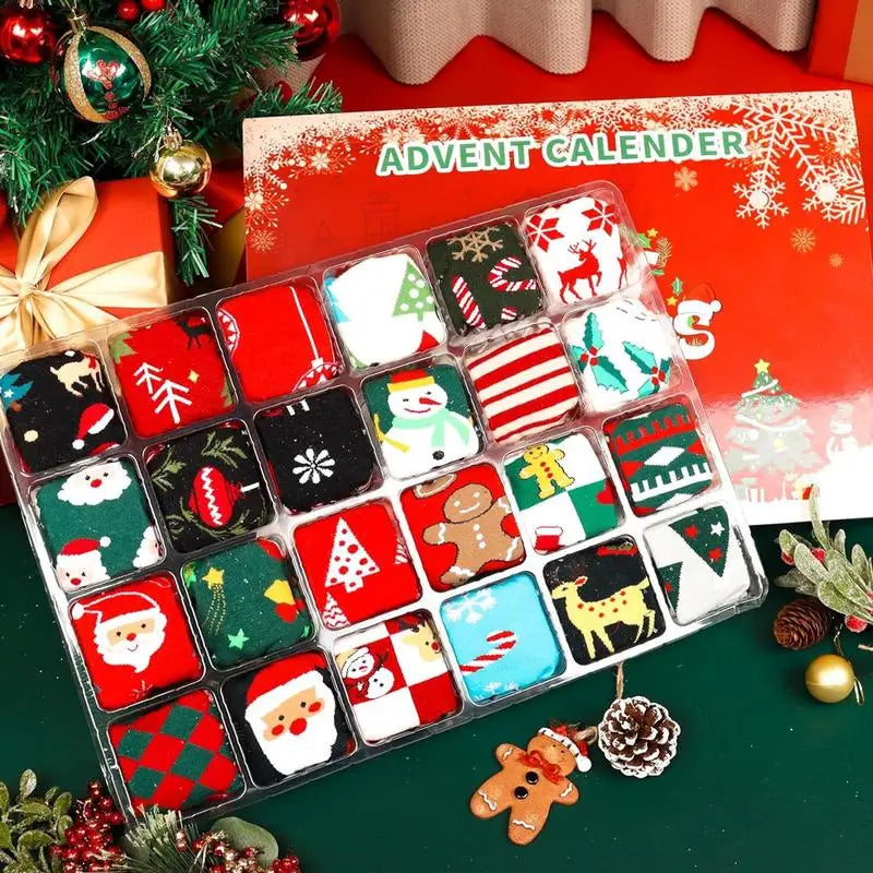 Jolly Sock Surprises: Advent Calendar for Christmas Cheer