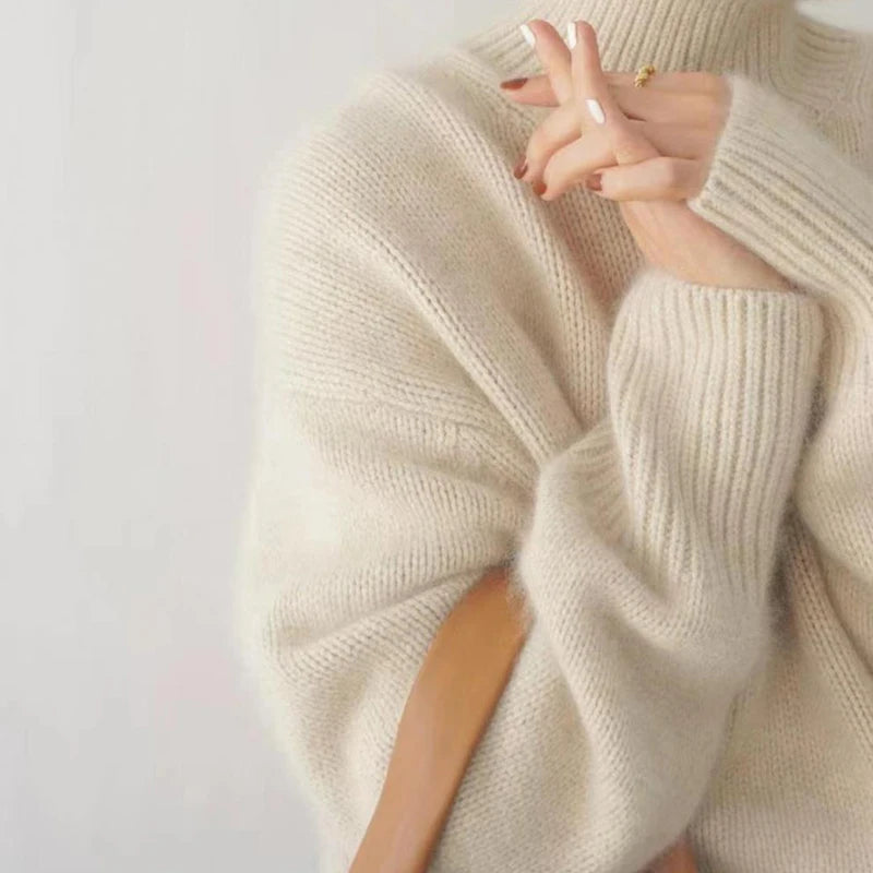 Cozy Heights Cashmere Turtleneck Knit Pullover