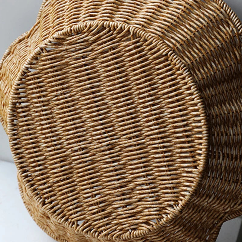 Handcrafted Rattan Fruit Basket