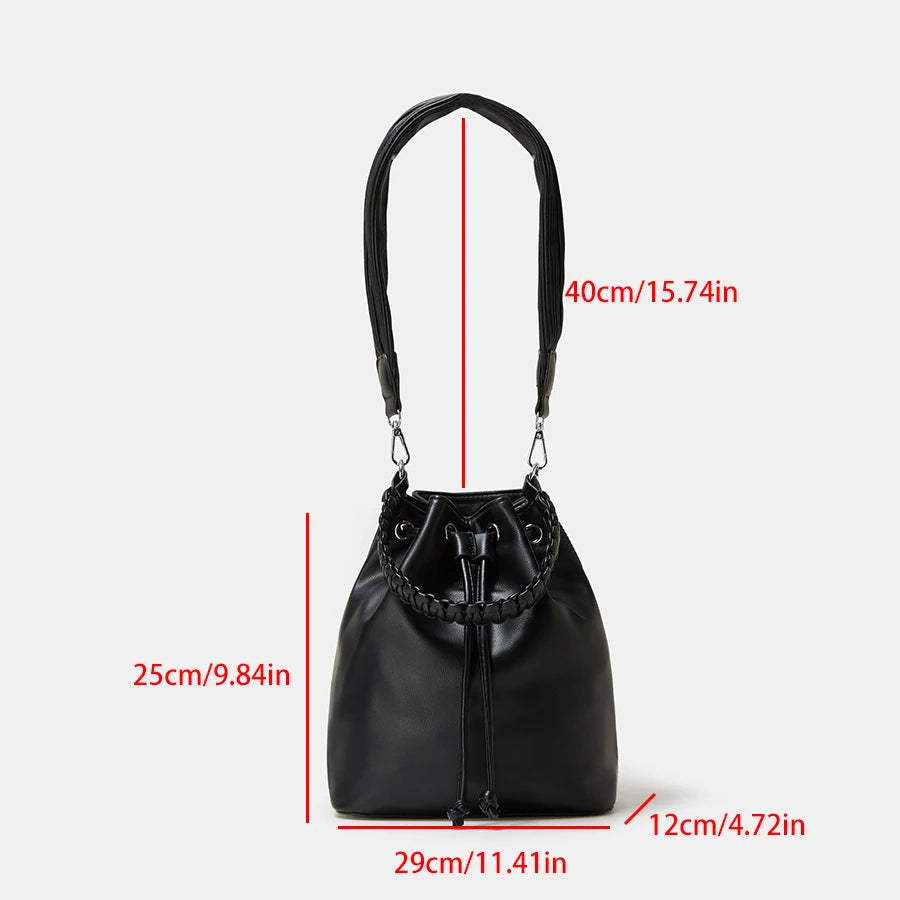 Chic Cascade Bucket Bag