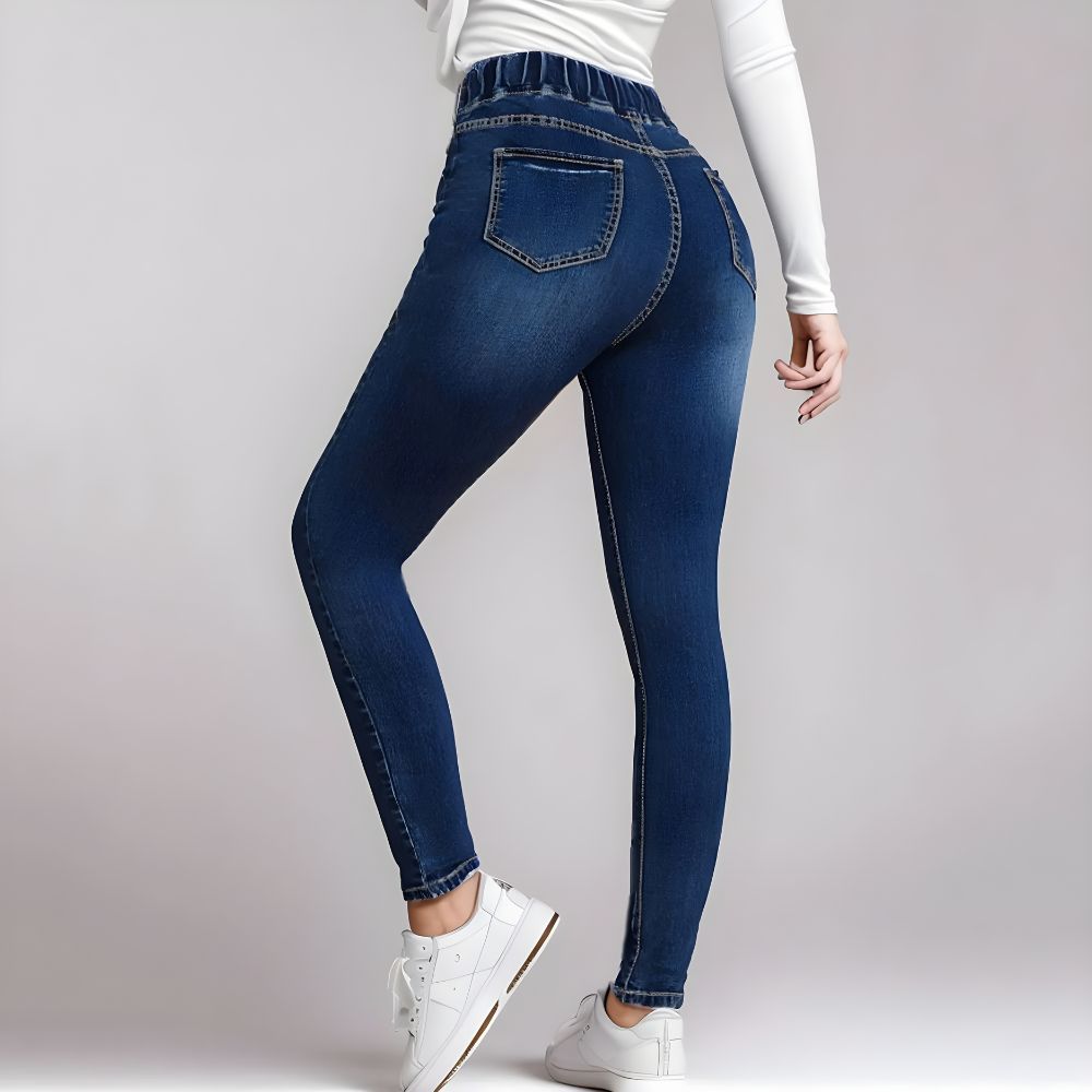 CurveMaster High-Rise Butt Lifting Jeans